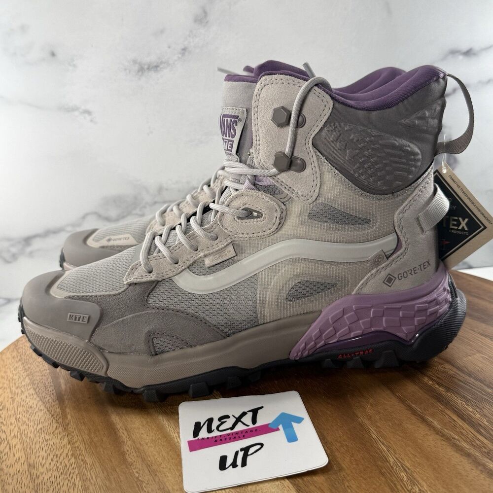 Men’s 10/Womens 11.5- Vans MTE Gore-Tex Crestline ‘Light Grey Purple’ nby Boots